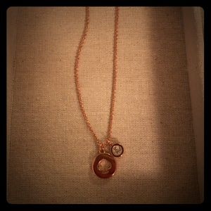 Kate spade rose gold necklace